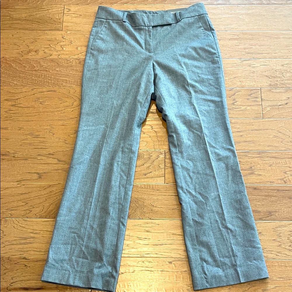 Ann‎ Taylor Women's Signature Gray Trousers Pants 10 NWT